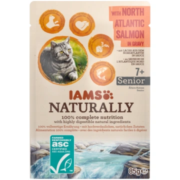 IAMS - Naturally with North Atlantic Salmon in gra