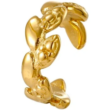 Ear Cuff Mini Corona Foglia - Gold