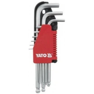 L-type hex key extra long ball point set 9pcs. (1.