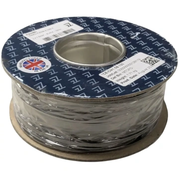 Vads 1.5mm2 alvots varš - melns - PVC apvalks - 1m