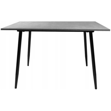 Pusdienu galds Ivor, pelēka krās., 120 cm x 80 cm 