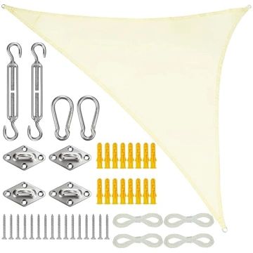 Belle Vous Cream Coloured Awning Triangular Set - 