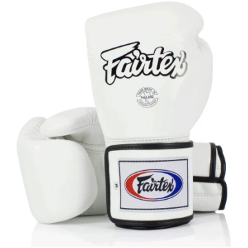 Thai boxing gloves Fairtex BGV5 Super Sparring Whi