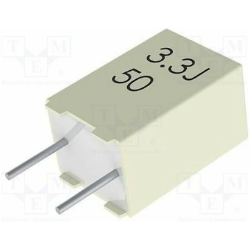 Capacitor: polyester; 0.47uF; 5mm; ±10%; 7.2x3.5x7