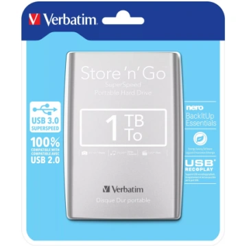 Pārnēsājamais cietais disks Verbatim Store "n" Go 