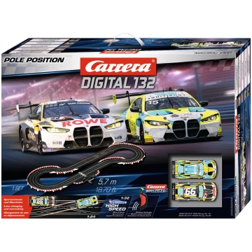 Autotrase Carrera Digital 132 Pole Position, melna