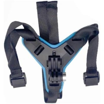 Motorcycle Helmet Strap Blue Shock Absorption High