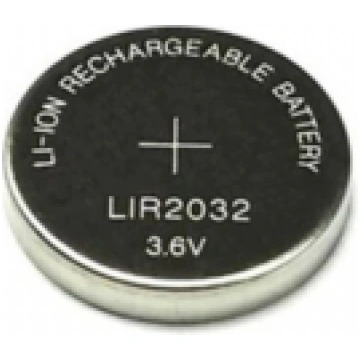LIR2032 40mAh 3.6V Li-ion rechargeable battery bul