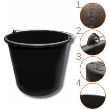 Plastmasas spainis Plastmasas spainis 20 L, melns