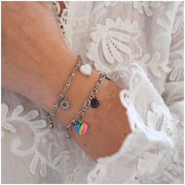 Customizable charm bracelet - model 1 / 1