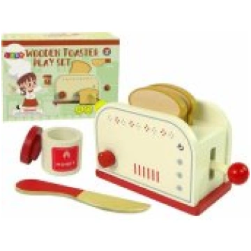LEAN Toys LeanToys Wooden Toaster Accessories Brea
