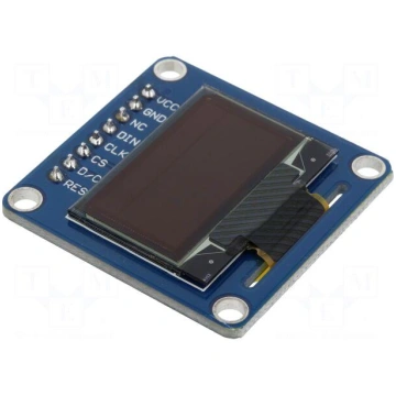 Display: OLED | 0.96" | 128x64 | 33.5x33mm | yello