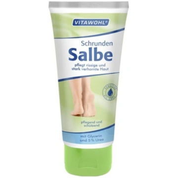 VITAWOHL krēms kājam ar glicerīnu ,5% UREA 75ml ( 