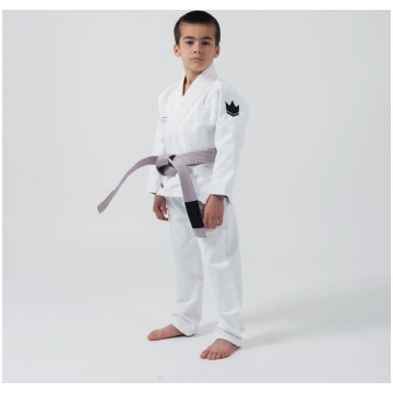 BJJ Gi child Kingz Kore V2 IBJJF White