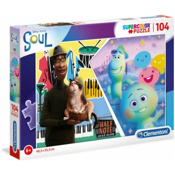 clementoni super color siel puzzle, 104 gabaliņi