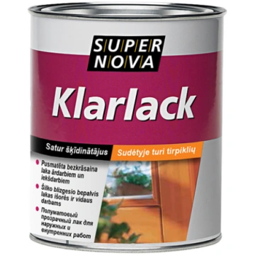 Pusmatēta laka mēbelēm Super Nova 750ml pusmatēta