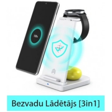 Bezvadu lādētājs [3in1] Android telefoniem, Buds a