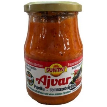 Paprikas mērce SUNTAT Ajvar, asa, 340g