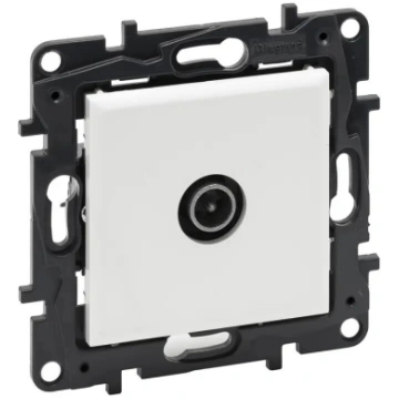 Legrand TV F-tipa zvaigznes ligzda balta
