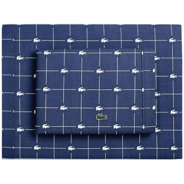Lacoste 16369938 Perkalas gultasveļa ar apdruku, d