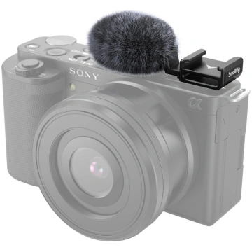 SmallRig Cold Shoe Adapter with Windshield for Son