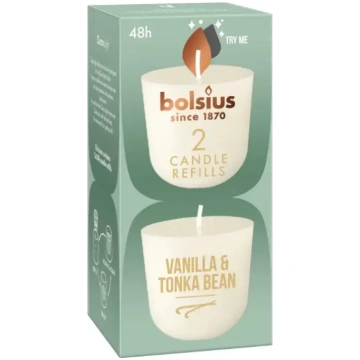 bolsius Candles, clean scent, refill candles, 2 pi