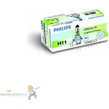 Autolampa H11 12V 55W Long Life ECO 26827