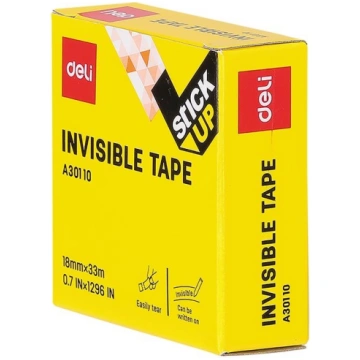 Līmlente Deli EA30110, 18mmx33m, matēta DE303660