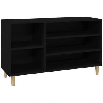 Apavu skapis, 102x36x60cm, melns vidaXL