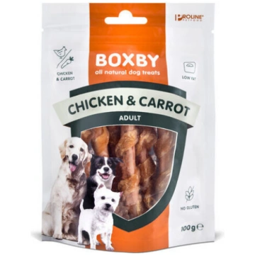 BOXBY SUŅU GARDUMS CHICKEN&CARROT 100G