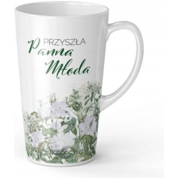 Keramiska xl latte krūze vecmeitu ballītei - topoš