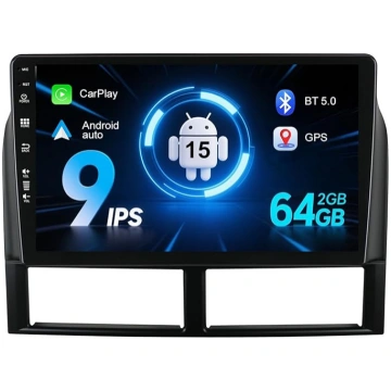 9 collu IPS auto radio Android 14 priekš Jeep Gran