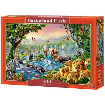 Puzle 500 gab. Džungļu upe CASTORLAND