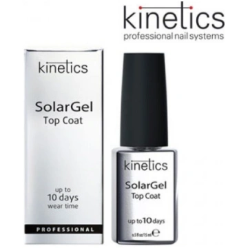 Želejlaka Kinetics SolarGel Top Coat, 15ml