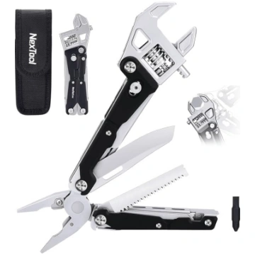 NexTool W4 Multitool regulējama sprūdrata atslēga,