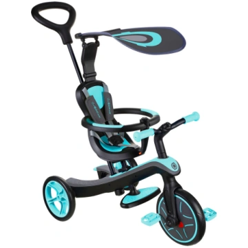 Trīsritenis Globber Explorer 4 in 1, zila krās./me