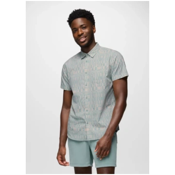 Prana Men's Stimmersee Shirt - Saltwater Drop