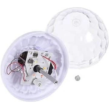Lodveida lampa LED rotējoša krāsains skatuves gais