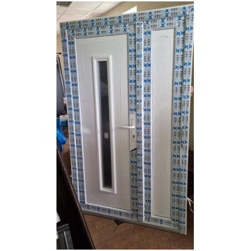 PVC divviru durvis ārdurvis