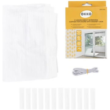 MESH-CURTAIN 2PART W W MAGN 95X215 OKKO 2004_WHITE
