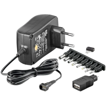 MicroConnect 3-12V Univ. Power Supply including US