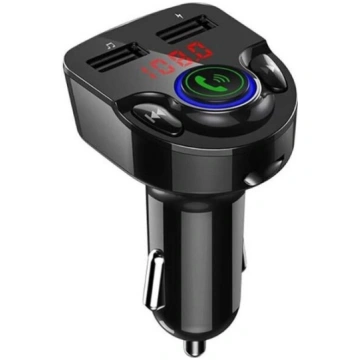 Bluetooth raidītājs FM lādētājs MP3 2xUSB SD LCD P