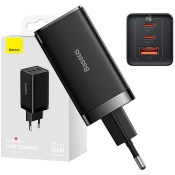 Baseus GaN5 Pro Adapteris / Lādētājs 2xUSB-C / USB