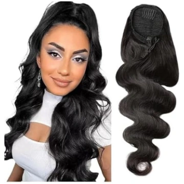 Zirga astes matu pagarinājums „Body Wave“ – brazīl