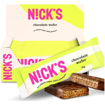 Šokolādes vafele 12 gab. kastē NICK'S