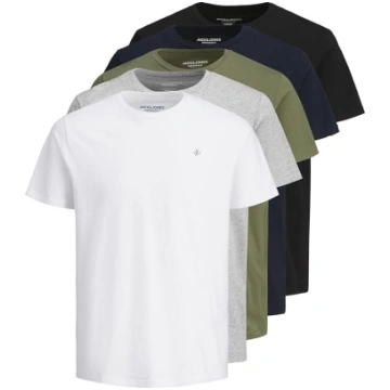 JACK & JONES vīriešu T-krekls ar logotipu un apaļu