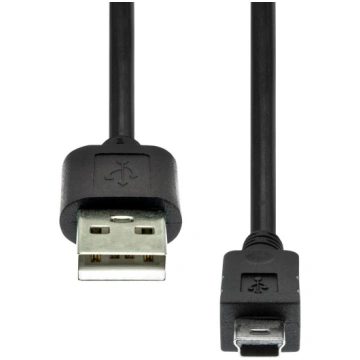 Proxtend usb 2.0 a to mini b 5p m/m black 0.5m 571