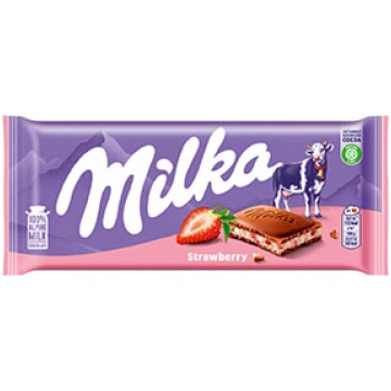 Šokolāde Milka Strawberry 100g