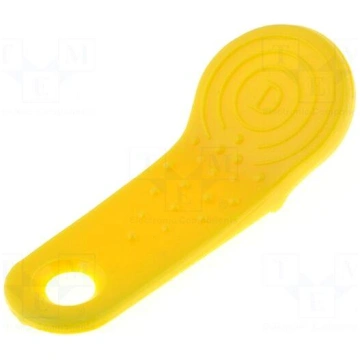 Pellet memory holder in a keychain | yellow DREXIA