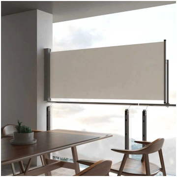 Izvelkama sānu markīze, 100x300 cm, krēmkrāsā
